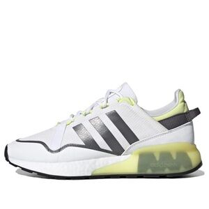 Men 8.5 - Adidas Originals ZX 2K Boost Pure White Black Yellow NEW!